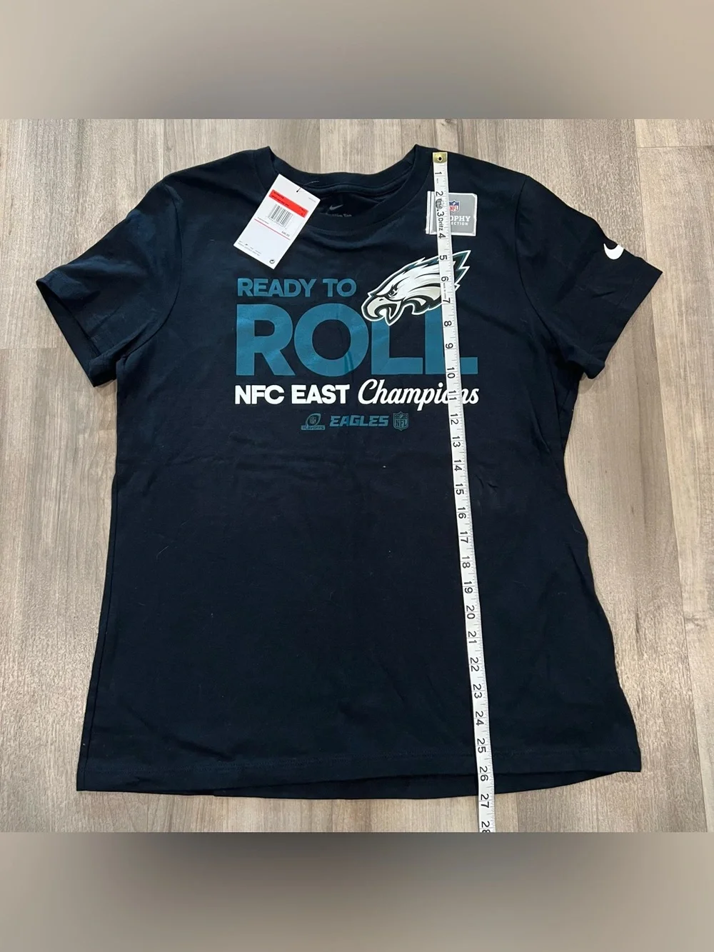 Nike Philadelphia Eagles NFC Champions T-Shirt Size Womens Large Black NWT